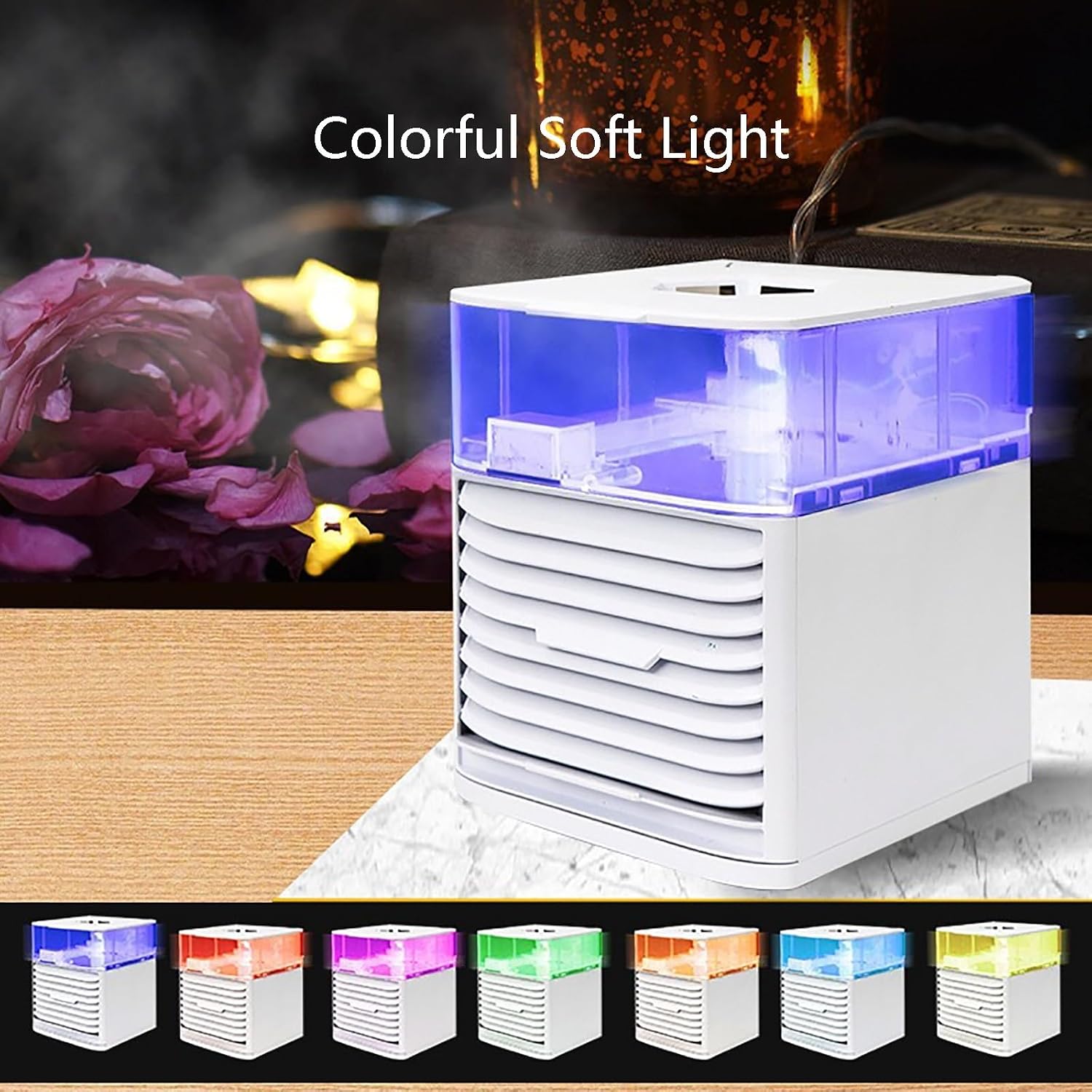 Small Cold Fan with Night Ligh - Home Office Setup Ideas review and price