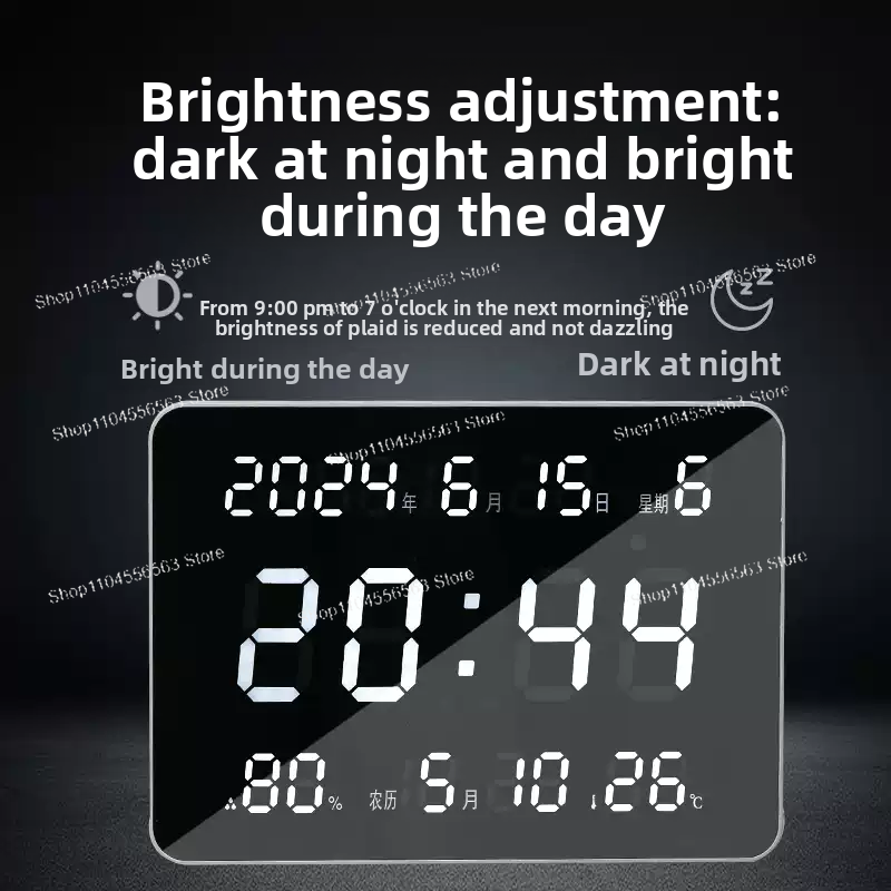 Digital Wall Clock with LED Di - Home Office Updates review and price
