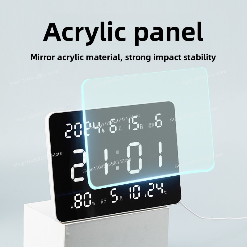 Digital Wall Clock with LED Di - Home Office Updates review and price