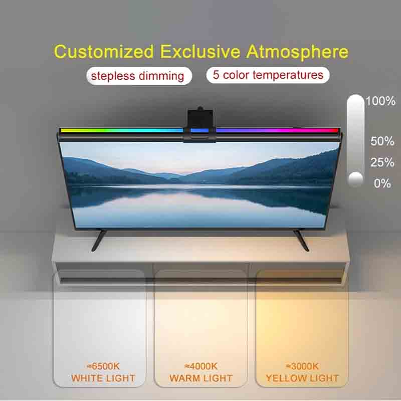 RGB Light 60/80cm Game Atmosph - Home Office Setup Ideas review and price