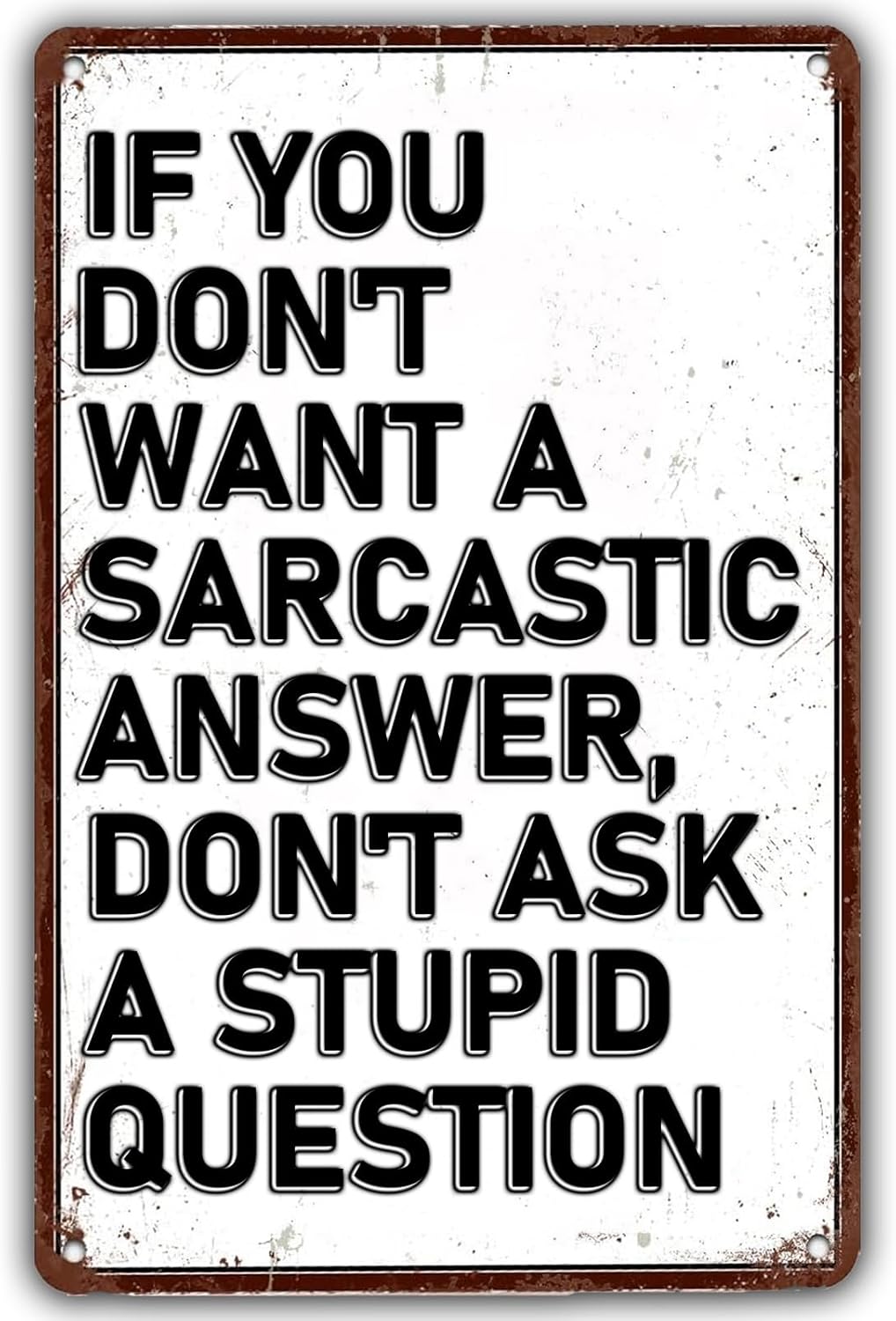 Retro Metal Tin Sign If You Do - Home Office Questions review and price