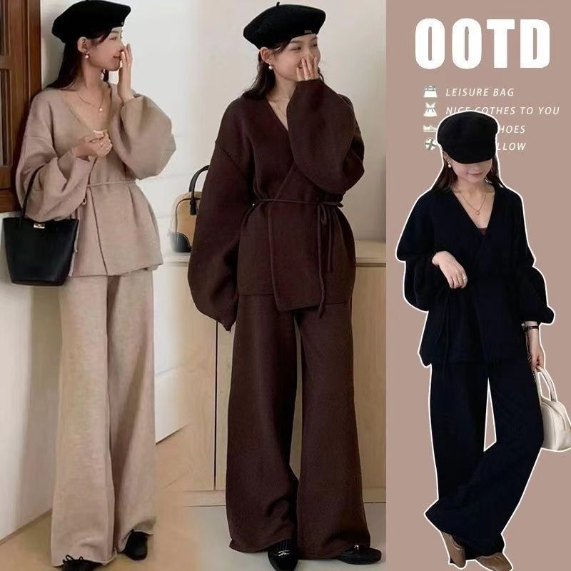 Sweater Set Two-piece Temperam - Home Office Setup Ideas review and price