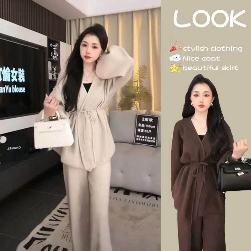 Sweater Set Two-piece Temperam - Home Office Setup Ideas review and price