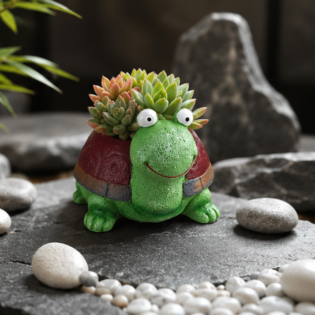 Cute Turtle Planter Resin Succ - Home Office Xp review and price