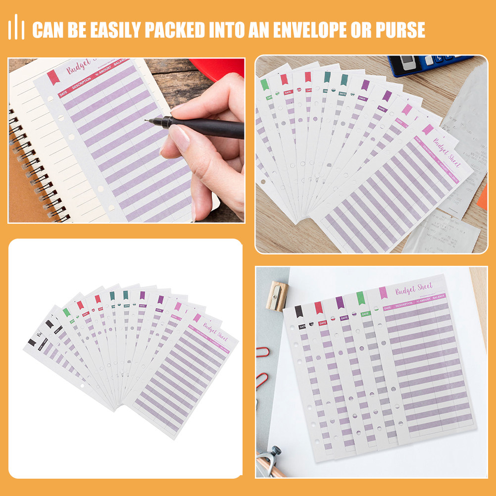 60Sheets Daily Budget Sheet A6 - Home Office Expenses review and price