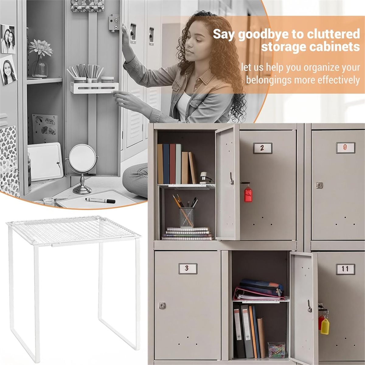 update. Locker Organizer Shelf - Home Office Updates review and price