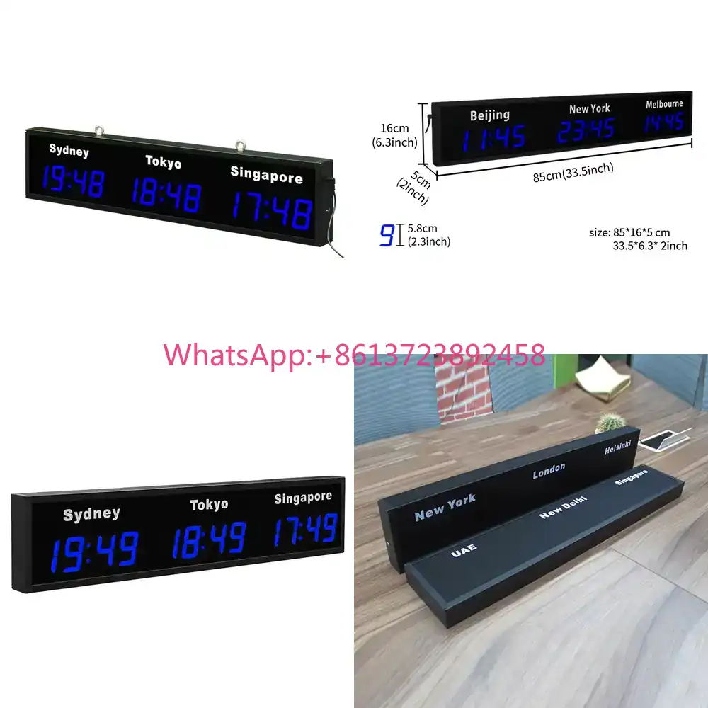 CP034 Digital World Wall Clock - Home Office Updates review and price