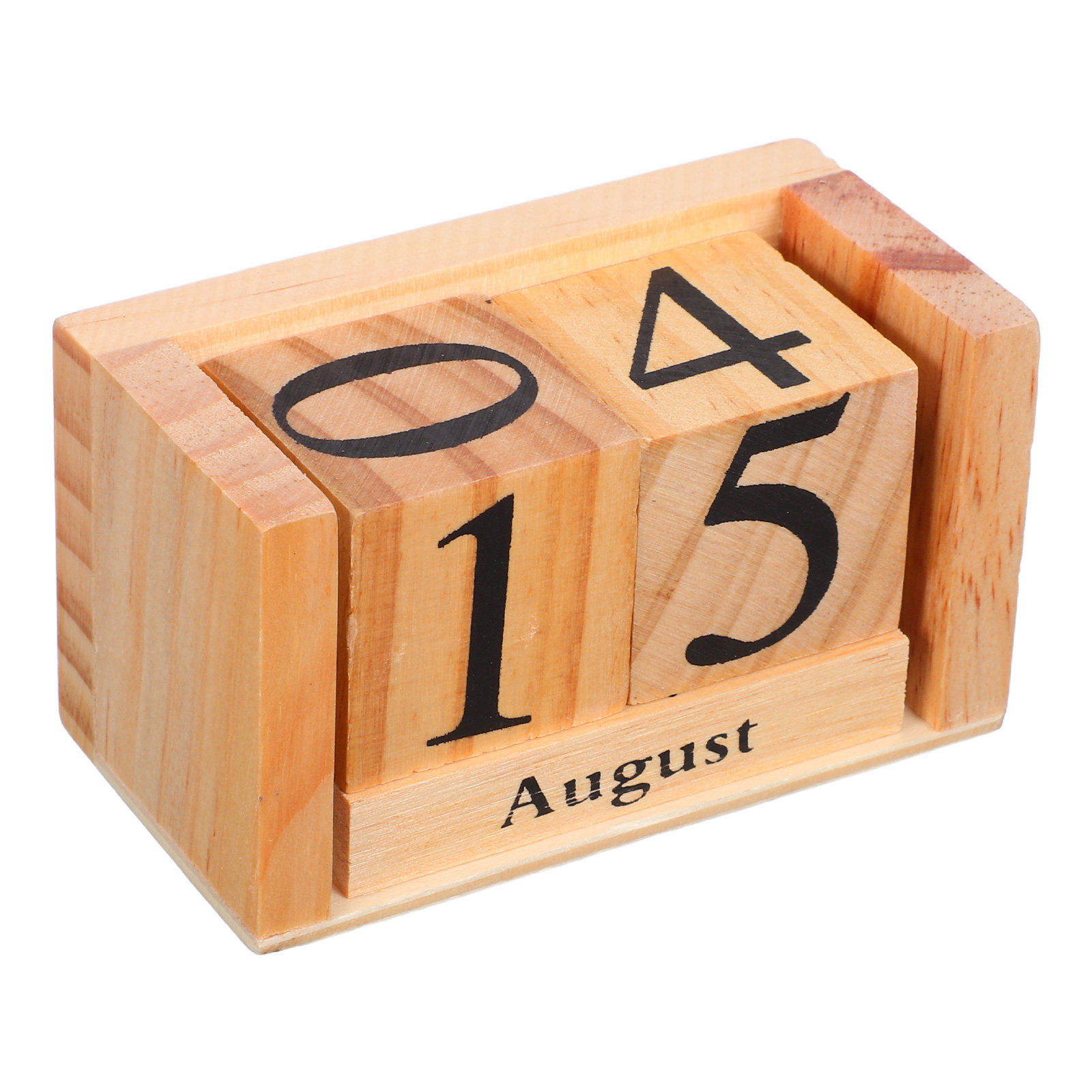 Wooden Block Calendar Solid Wo - Home Office Updates review and price