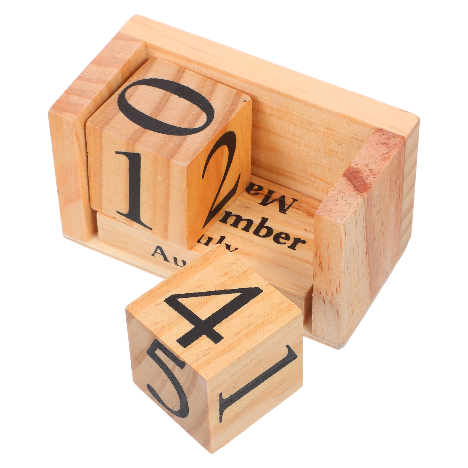 Wooden Block Calendar Solid Wo - Home Office Updates review and price