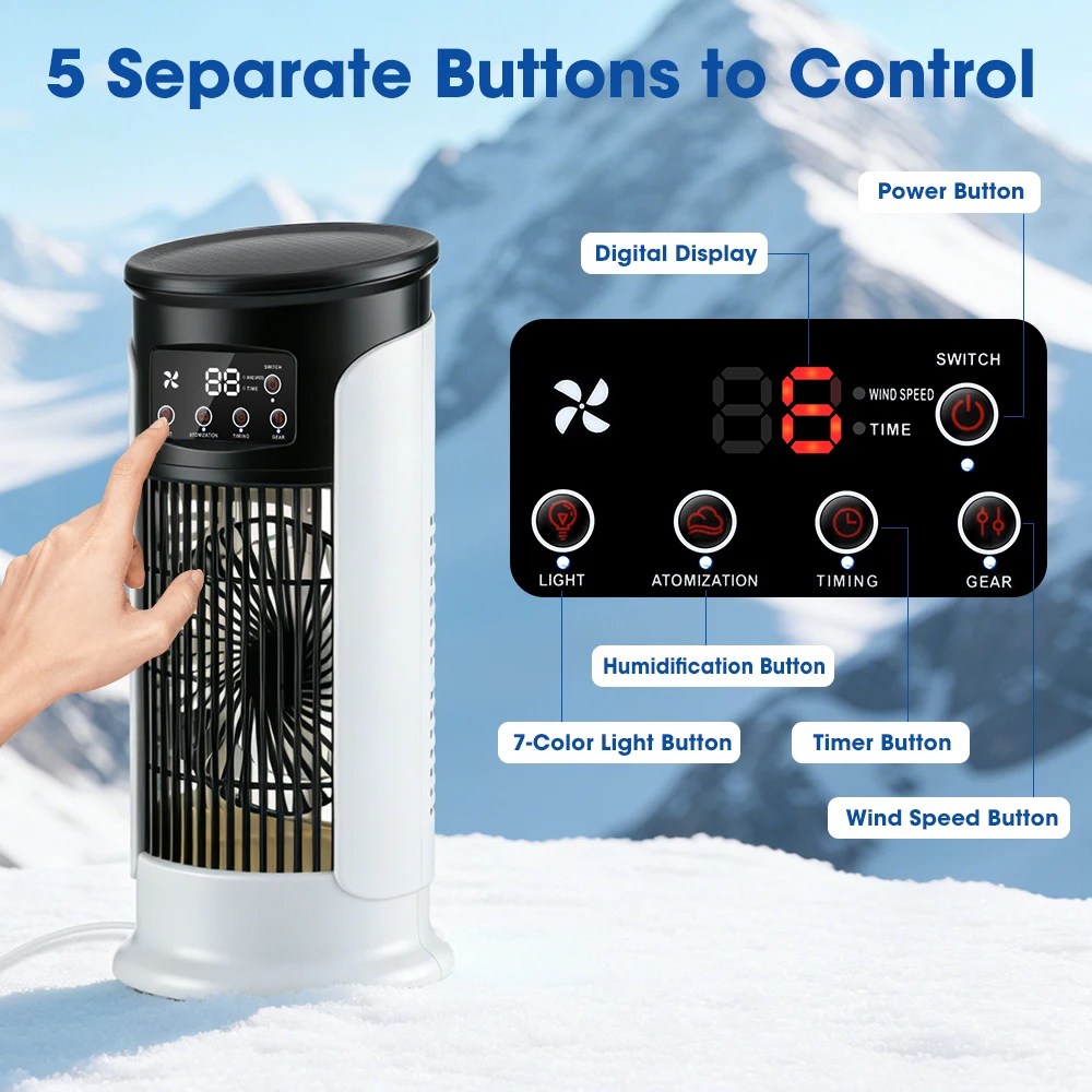 3 In 1 Household Fan Air Condi - Home Office Setup Ideas review and price