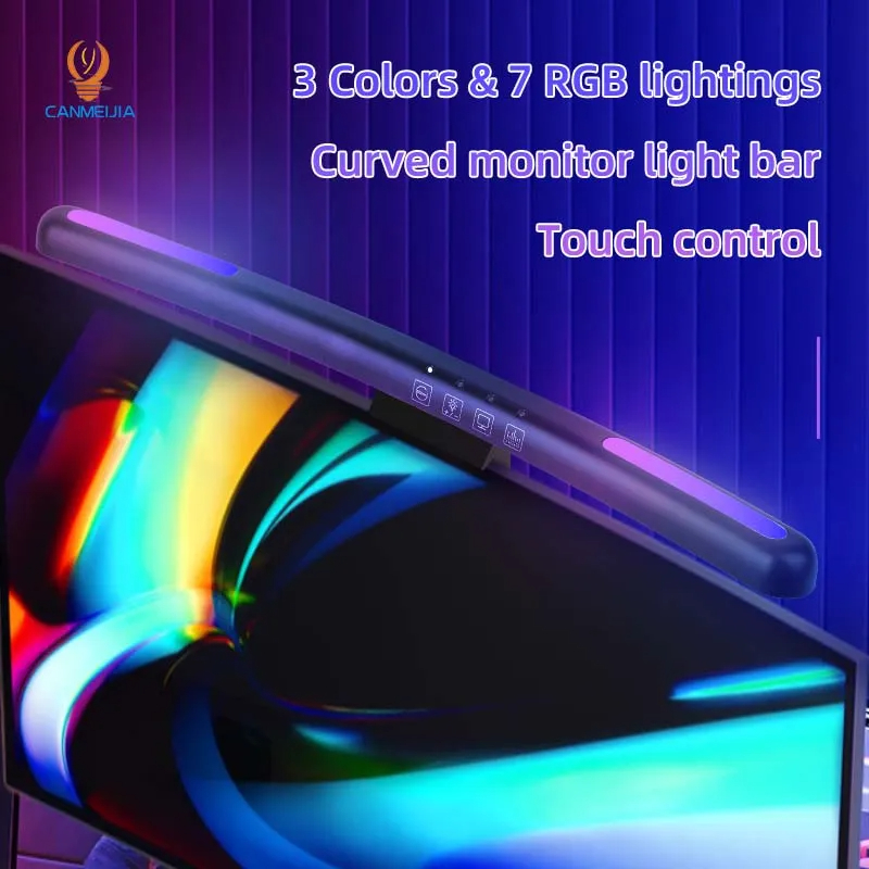 Curved LED Monitor Light Bar U - Home Office Setup Ideas review and price